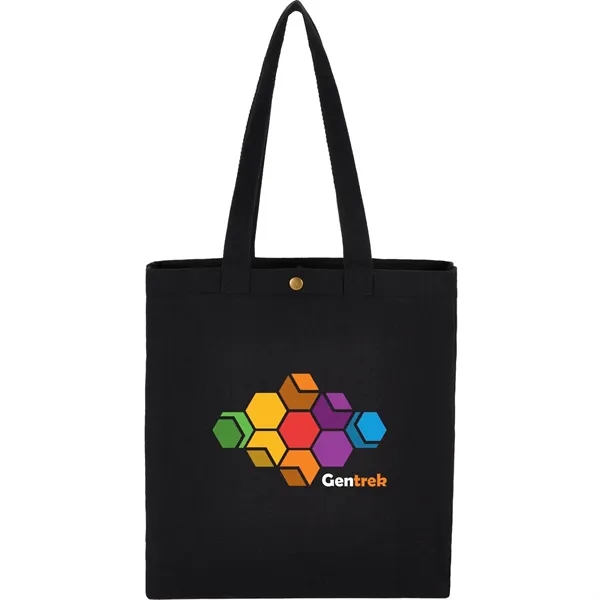 4.5" x 15" x 14" recycled cotton canvas tote bag with... from ASI 66887 PCNA / Leeds