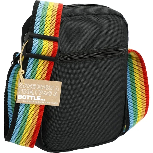 Rainbow crossbody bag made of rPET materials.... from ASI 66887 PCNA / Leeds