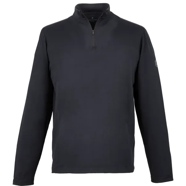 Men's quarter=zip top with moisture wicking, quick dry, breathable and UPF... from ASI 66887 PCNA / Trimark