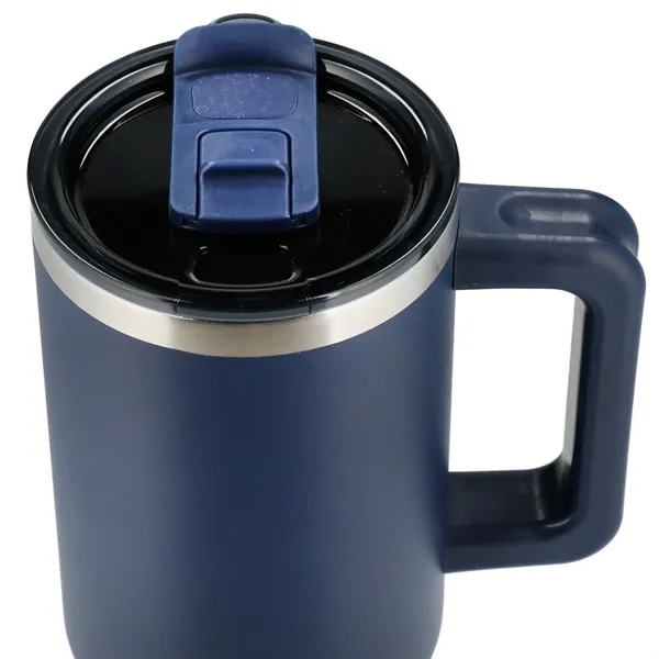 40 oz. vacuum insulated travel tumbler with lid, straw and handle.... from ASI 66887 PCNA / Leeds