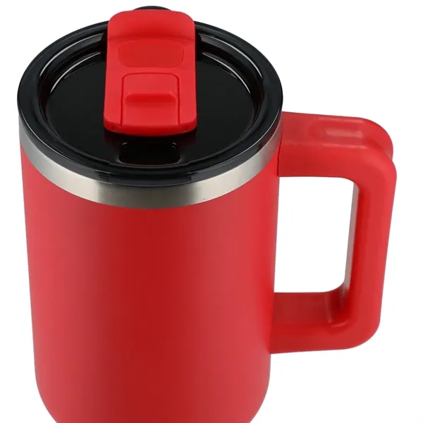 40 oz. vacuum insulated travel tumbler with lid, straw and handle.... from ASI 66887 PCNA / Leeds