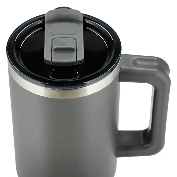 40 oz. vacuum insulated travel tumbler with lid, straw and handle.... from ASI 66887 PCNA / Leeds