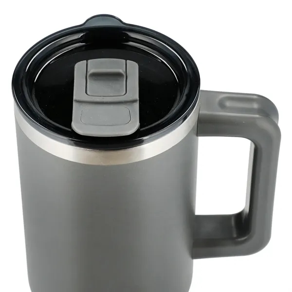 40 oz. vacuum insulated travel tumbler with lid, straw and handle.... from ASI 66887 PCNA / Leeds