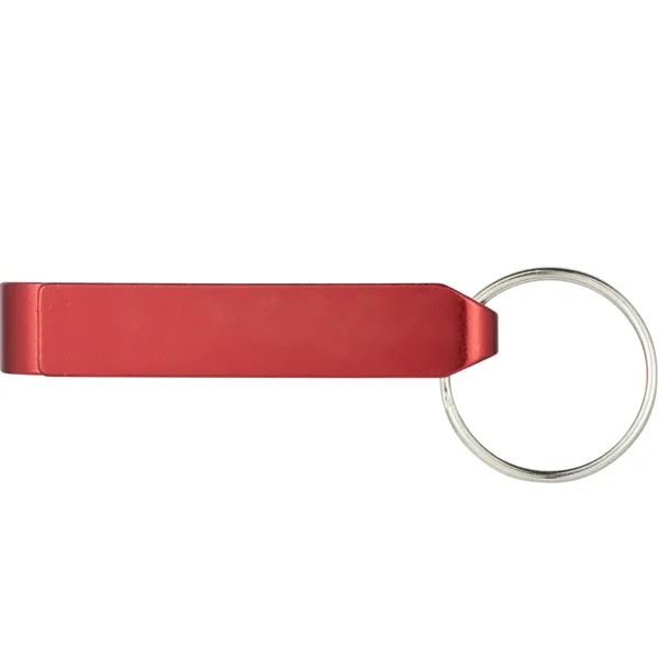 Aluminum bottle/can opener with metal split key ring.... from ASI 66887 PCNA / Bullet