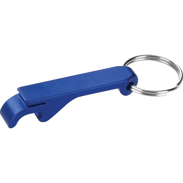 Aluminum bottle/can opener with metal split key ring.... from ASI 66887 PCNA / Bullet