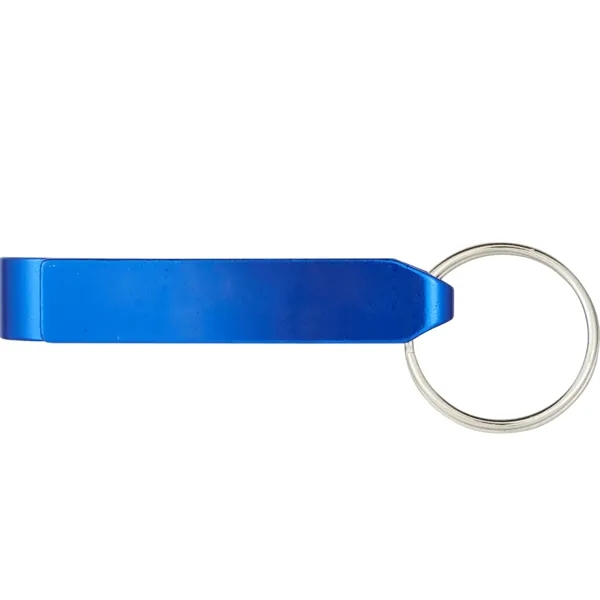 Aluminum bottle/can opener with metal split key ring.... from ASI 66887 PCNA / Bullet