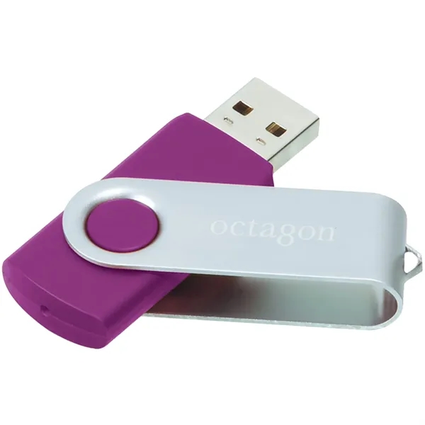8GB flash drive with a swivel cover... from ASI 66887 PCNA / Leeds