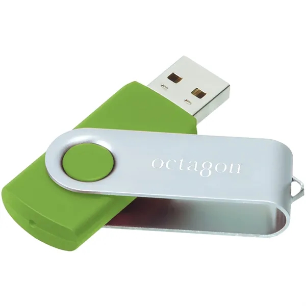 8GB flash drive with a swivel cover... from ASI 66887 PCNA / Leeds