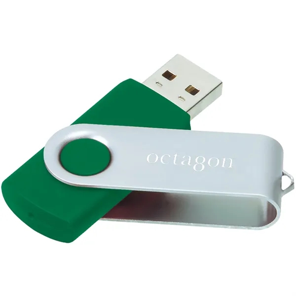 8GB flash drive with a swivel cover... from ASI 66887 PCNA / Leeds