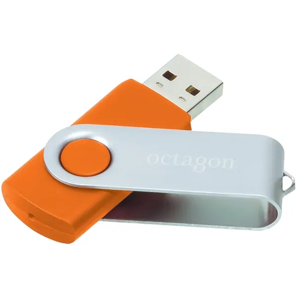 8GB flash drive with a swivel cover... from ASI 66887 PCNA / Leeds