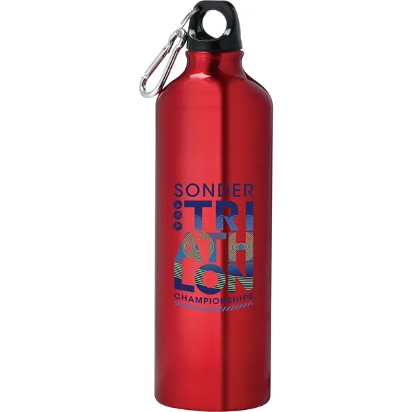 26 oz. single-wall aluminum sports bottle with twist-on lid and carabiner.... from ASI 66887 PCNA / Bullet