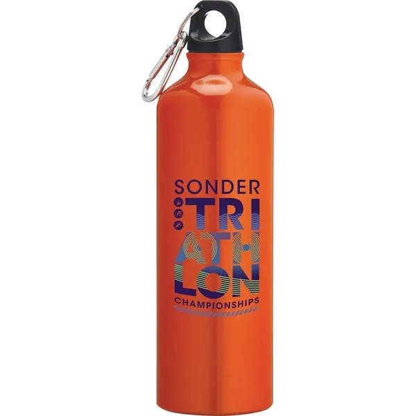 26 oz. single-wall aluminum sports bottle with twist-on lid and carabiner.... from ASI 66887 PCNA / Bullet