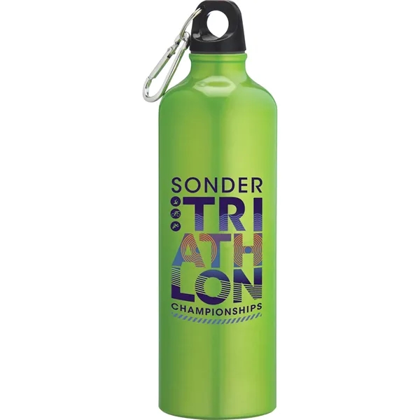 26 oz. single-wall aluminum sports bottle with twist-on lid and carabiner.... from ASI 66887 PCNA / Bullet
