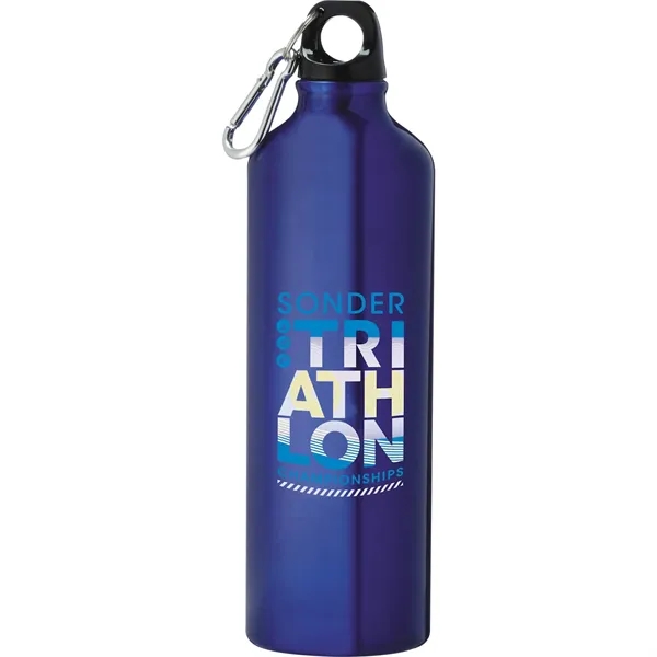 26 oz. single-wall aluminum sports bottle with twist-on lid and carabiner.... from ASI 66887 PCNA / Bullet