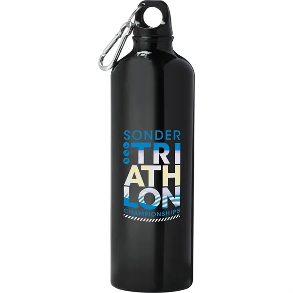 26 oz. single-wall aluminum sports bottle with twist-on lid and carabiner.... from ASI 66887 PCNA / Bullet