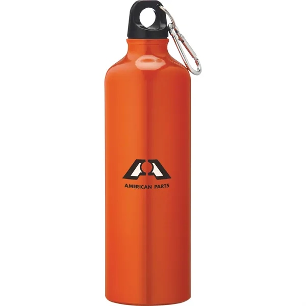 26 oz. single-wall aluminum sports bottle with twist-on lid and carabiner.... from ASI 66887 PCNA / Bullet
