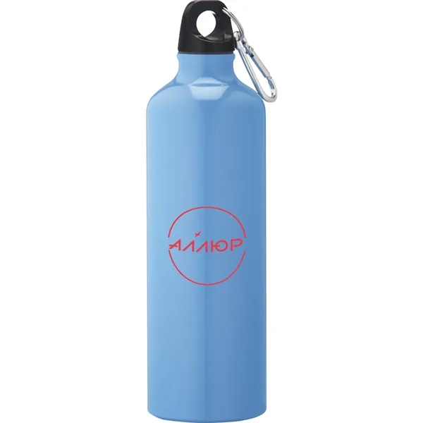 26 oz. single-wall aluminum sports bottle with twist-on lid and carabiner.... from ASI 66887 PCNA / Bullet