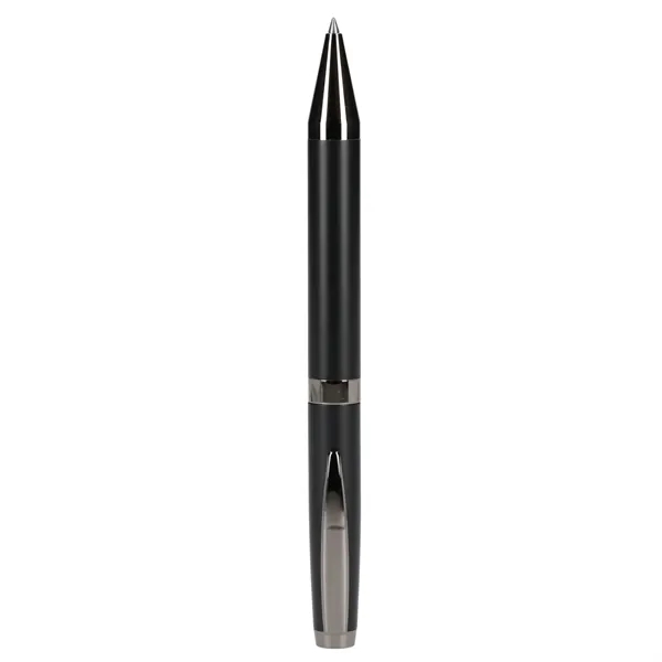 Gel ink ballpoint with recycled brass barrel and gunmetal chromed metal... from ASI 66887 PCNA / Leeds