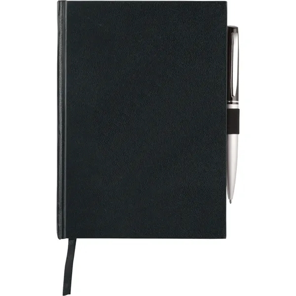 5" x 7" journal with hard cover, elastic pen loop, ribbon... from ASI 66887 PCNA / Leeds