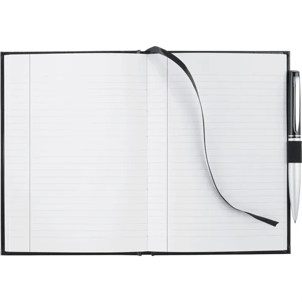 5" x 7" journal with hard cover, elastic pen loop, ribbon... from ASI 66887 PCNA / Leeds