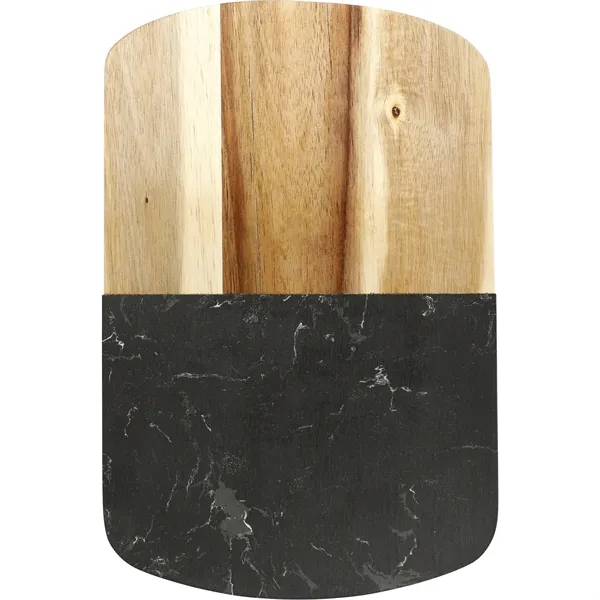 Black marble cheese cutting board with knives.... from ASI 66887 PCNA / Leeds