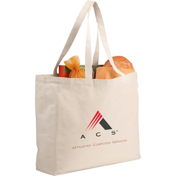 4.5" x 14" x 16" cotton canvas tote bag with 11"... from ASI 66887 PCNA / Leeds