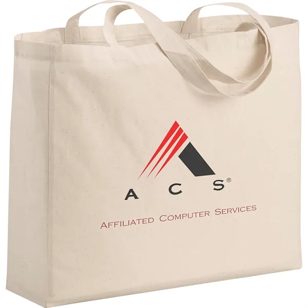 4.5" x 14" x 16" cotton canvas tote bag with 11"... from ASI 66887 PCNA / Leeds