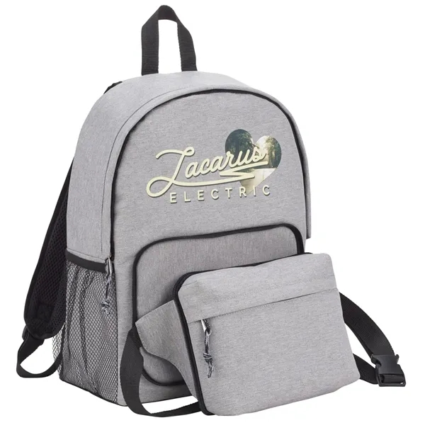 6.25" x 16.25" x 12" backpack with removable waist pack... from ASI 66887 PCNA / Leeds