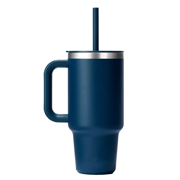 32 oz. double wall insulated stainless steel tumbler with handle, press-in... from ASI 66887 PCNA / Leeds