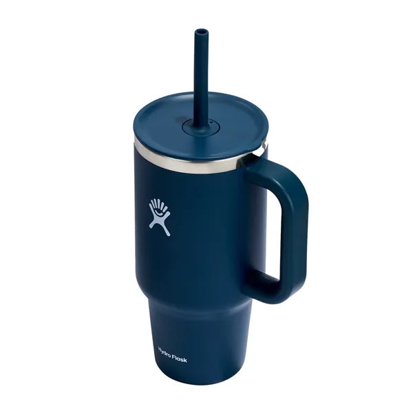 32 oz. double wall insulated stainless steel tumbler with handle, press-in... from ASI 66887 PCNA / Leeds