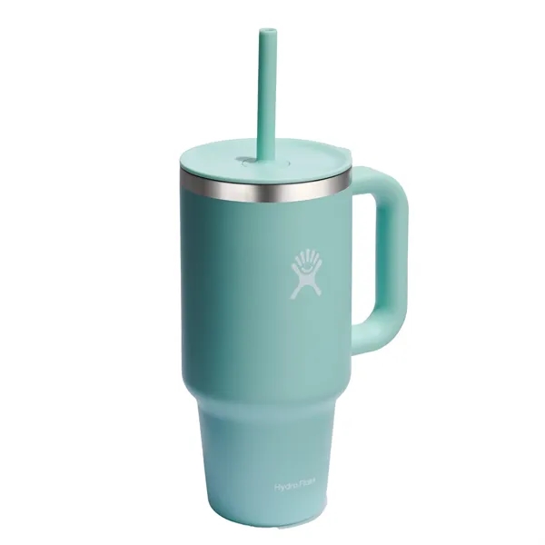 32 oz. double wall insulated stainless steel tumbler with handle, press-in... from ASI 66887 PCNA / Leeds