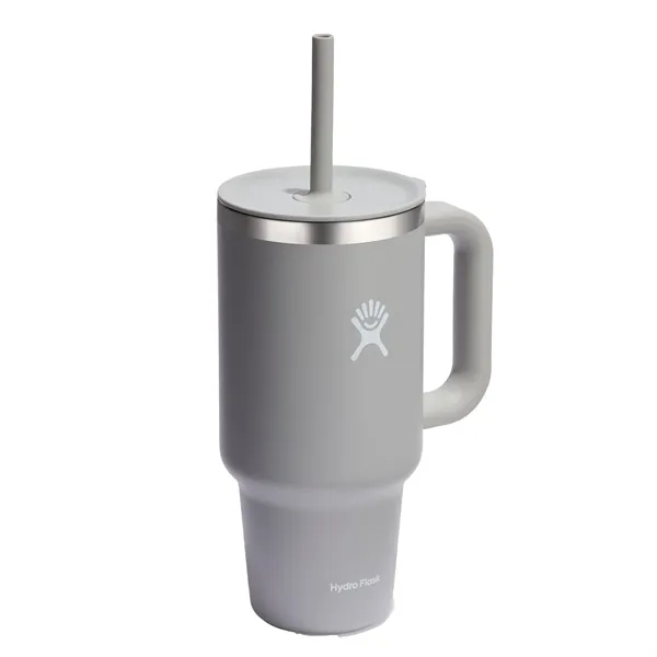 32 oz. double wall insulated stainless steel tumbler with handle, press-in... from ASI 66887 PCNA / Leeds