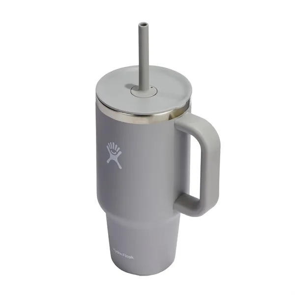 32 oz. double wall insulated stainless steel tumbler with handle, press-in... from ASI 66887 PCNA / Leeds