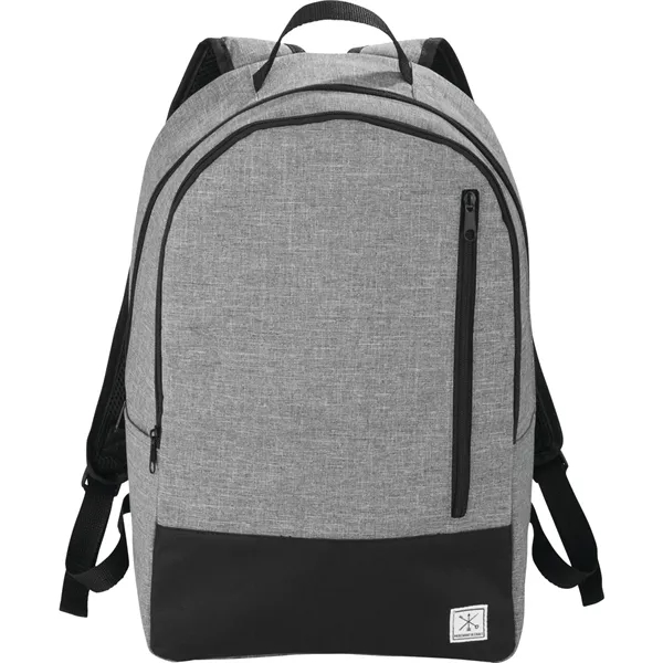Computer backpack with zippered main compartment and a 15" laptop sleeve.... from ASI 66887 PCNA / Leeds