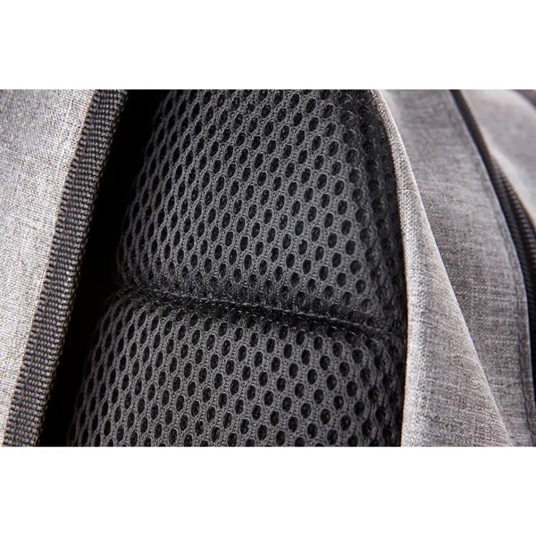 Computer backpack with zippered main compartment and a 15" laptop sleeve.... from ASI 66887 PCNA / Leeds