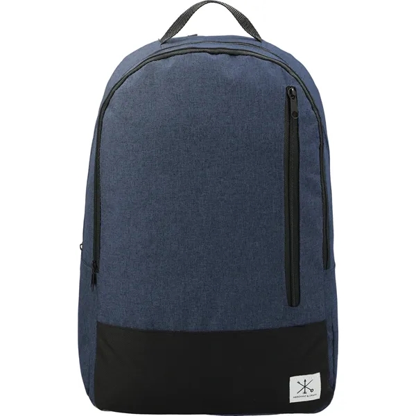 Computer backpack with zippered main compartment and a 15" laptop sleeve.... from ASI 66887 PCNA / Leeds