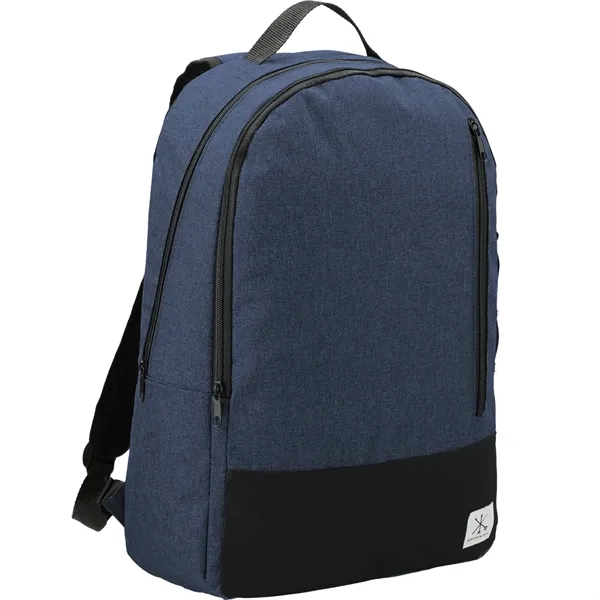Computer backpack with zippered main compartment and a 15" laptop sleeve.... from ASI 66887 PCNA / Leeds