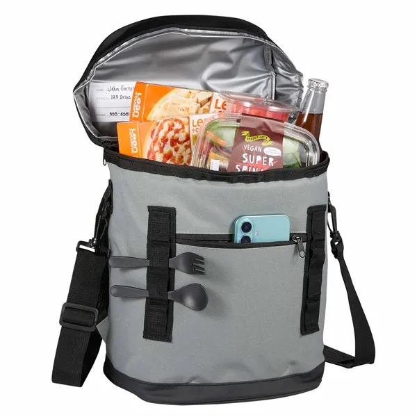 8" x 15" x 11" backpack cooler with 20 can capacity... from ASI 66887 PCNA / Leeds