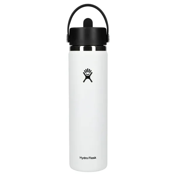 24 oz. double wall vacuum insulated bottle with flex straw cap.... from ASI 66887 PCNA / Leeds