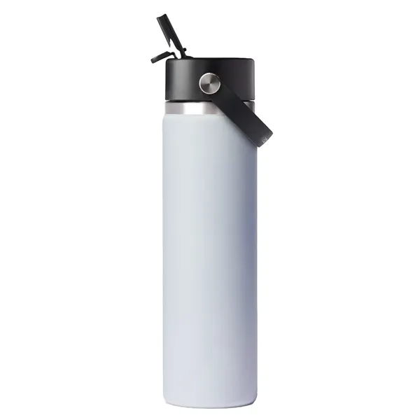 24 oz. double wall vacuum insulated bottle with flex straw cap.... from ASI 66887 PCNA / Leeds