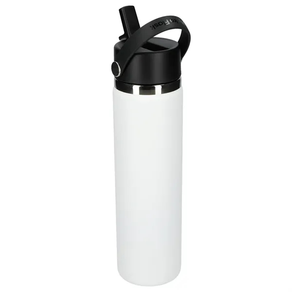 24 oz. double wall vacuum insulated bottle with flex straw cap.... from ASI 66887 PCNA / Leeds