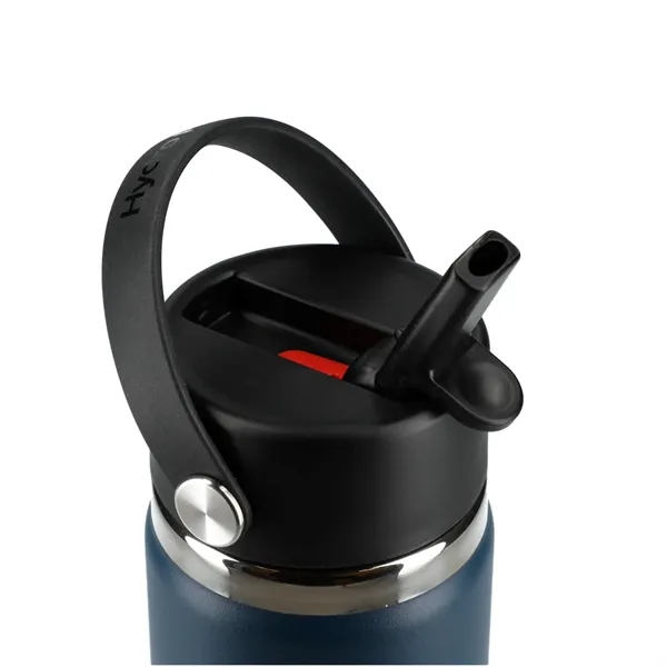 24 oz. double wall vacuum insulated bottle with flex straw cap.... from ASI 66887 PCNA / Leeds