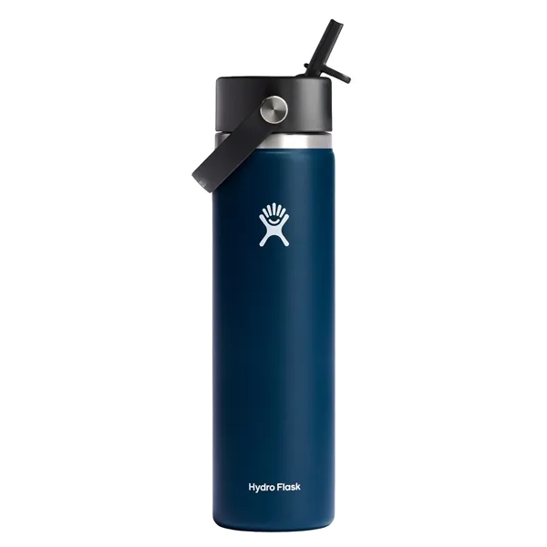24 oz. double wall vacuum insulated bottle with flex straw cap.... from ASI 66887 PCNA / Leeds