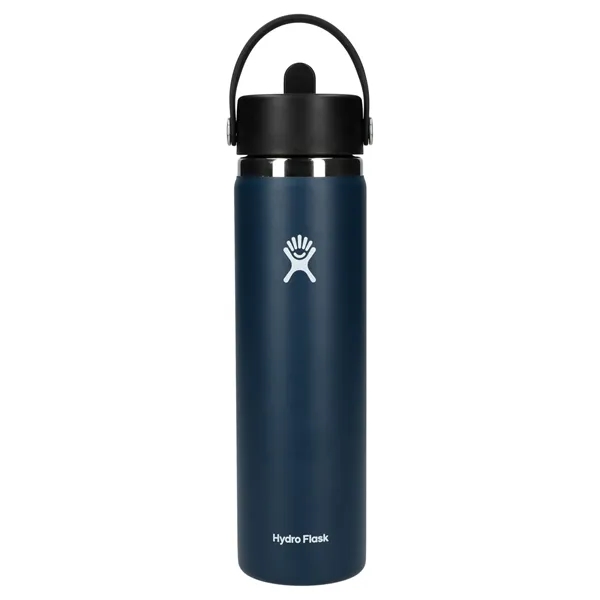 24 oz. double wall vacuum insulated bottle with flex straw cap.... from ASI 66887 PCNA / Leeds