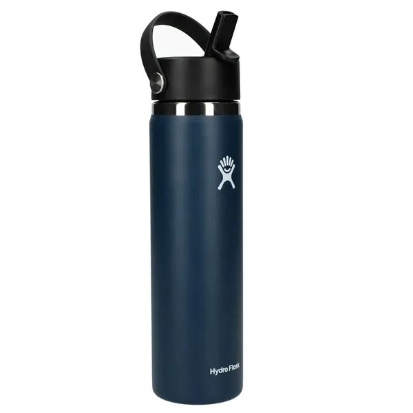 24 oz. double wall vacuum insulated bottle with flex straw cap.... from ASI 66887 PCNA / Leeds