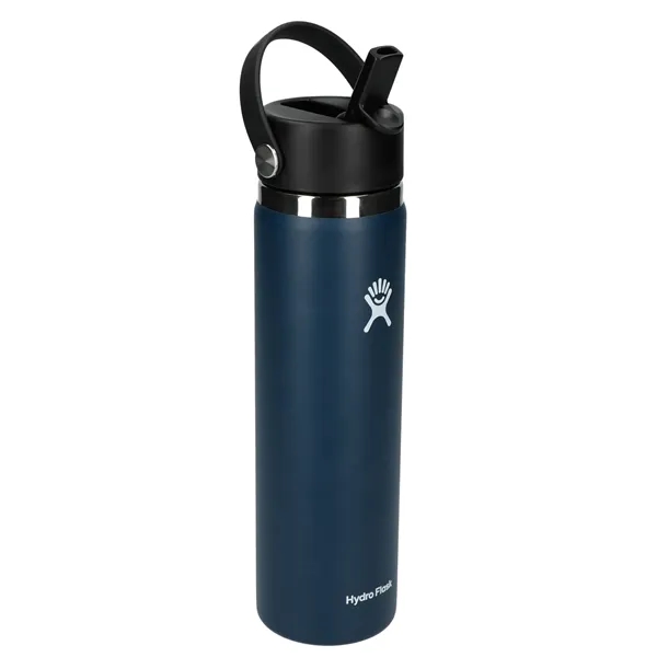 24 oz. double wall vacuum insulated bottle with flex straw cap.... from ASI 66887 PCNA / Leeds
