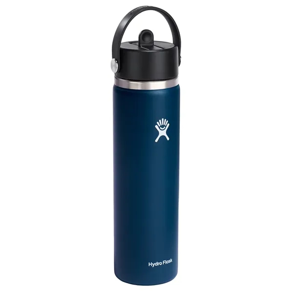 24 oz. double wall vacuum insulated bottle with flex straw cap.... from ASI 66887 PCNA / Leeds