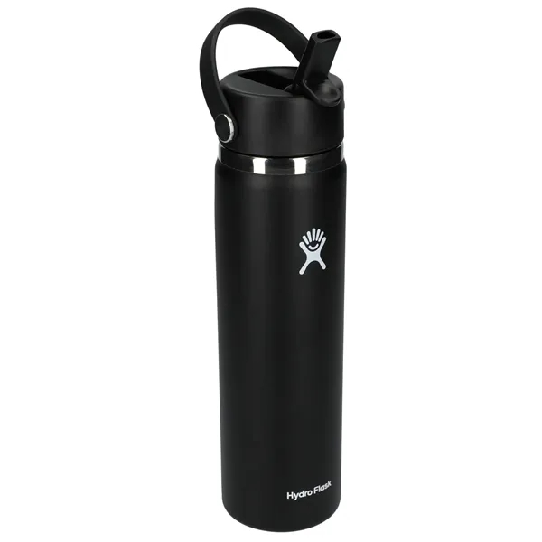 24 oz. double wall vacuum insulated bottle with flex straw cap.... from ASI 66887 PCNA / Leeds