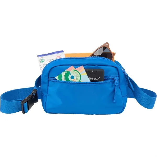 Fanny pack made from RPET with adjustable waist strap and 3... from ASI 66887 PCNA / Leeds