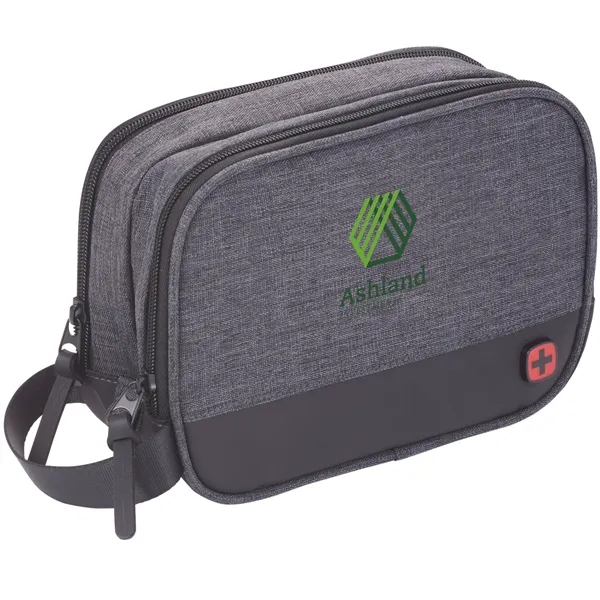 4" x 7" x 9.5" dual compartment dopp kit.... from ASI 66887 PCNA / Leeds